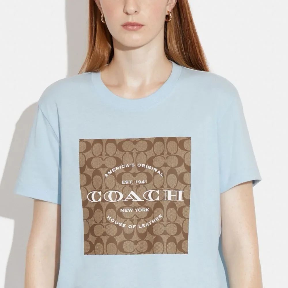 COACH SIGNATURE TEE